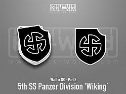 Kitsworld SAV Sticker - Waffen SS - 5th SS Panzer Division 'Wiking' 